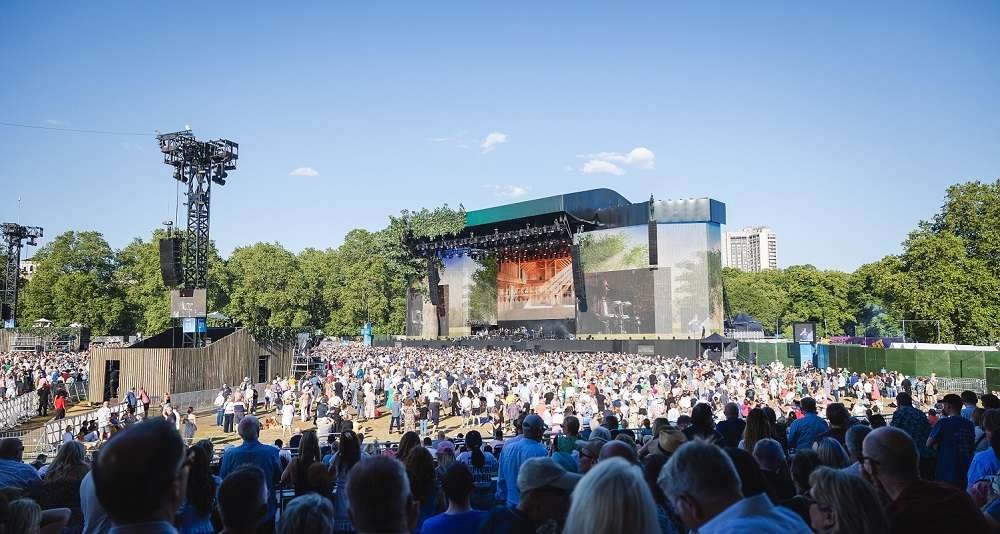 BST Hyde Park view of stage