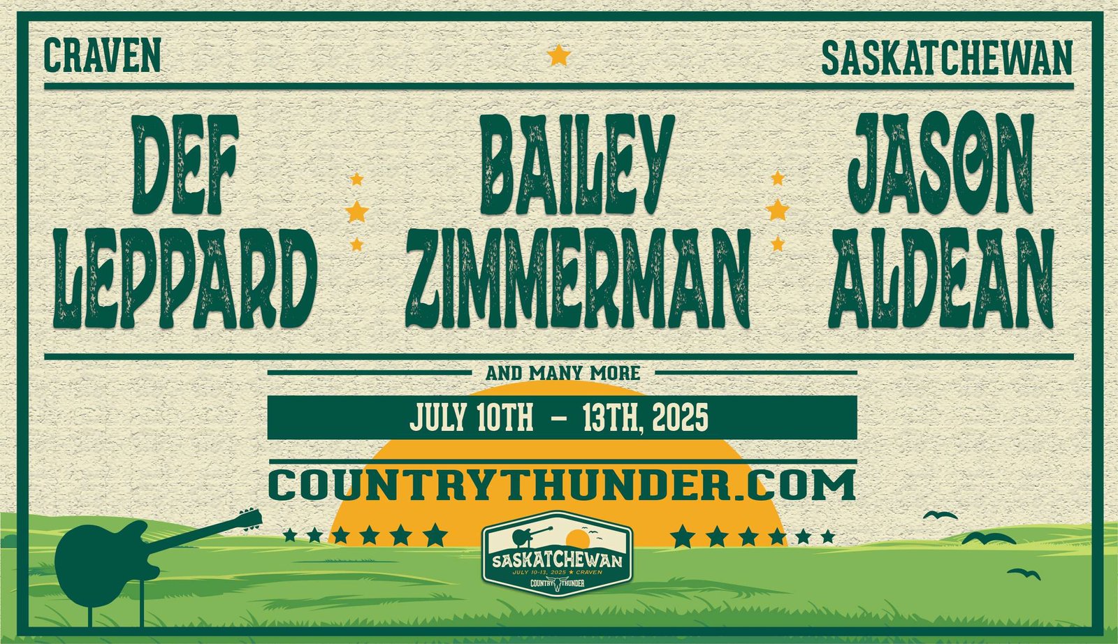 Country Thunder Saskatchewan 2025