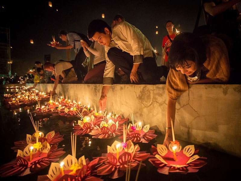 Loi Krathong festival Loi Krathong festival