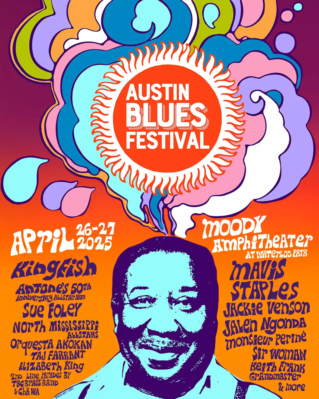Austin-Blues-Festival-2025-Lineup-Poster