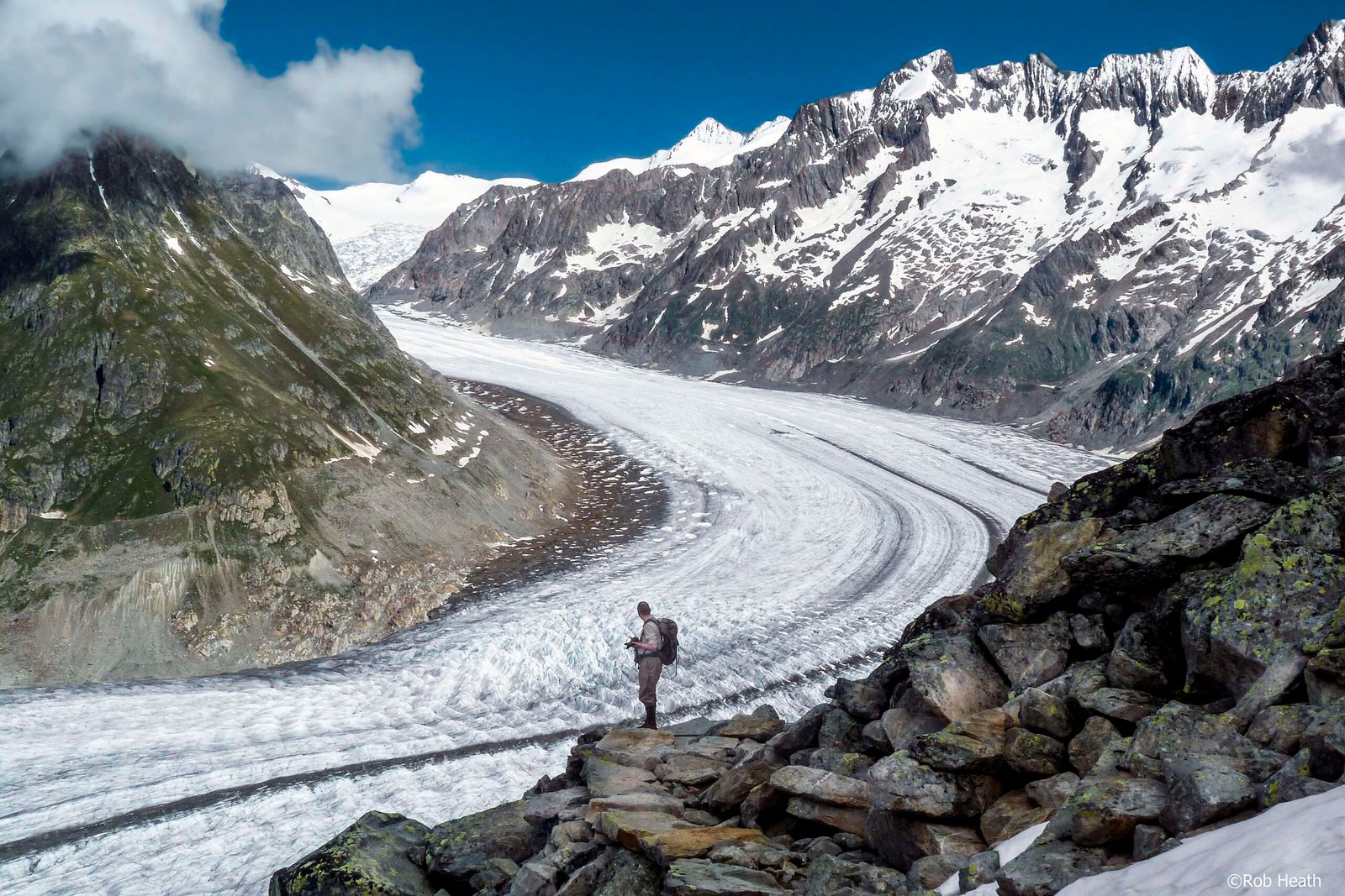 Aletsch Glacier in Switzerland Aletsch Glacier in Switzerland