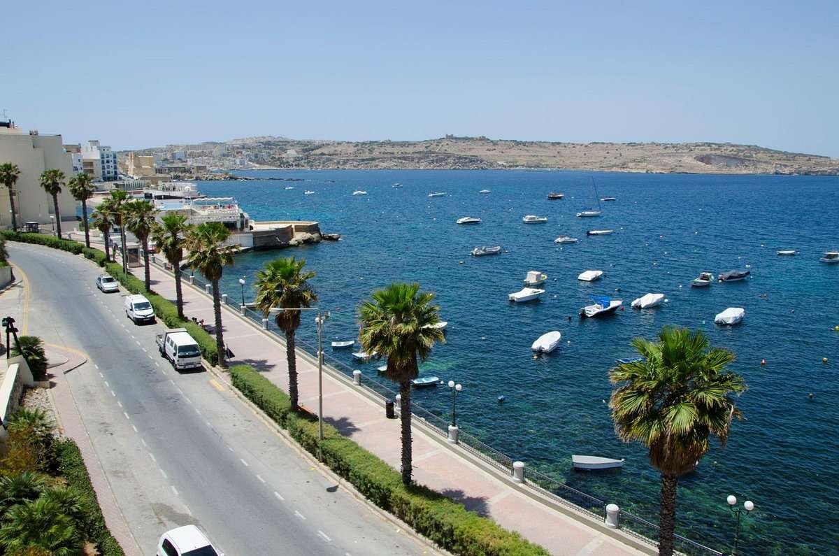 Bugibba Perched Beach in Malta Bugibba Perched Beach in Malta
