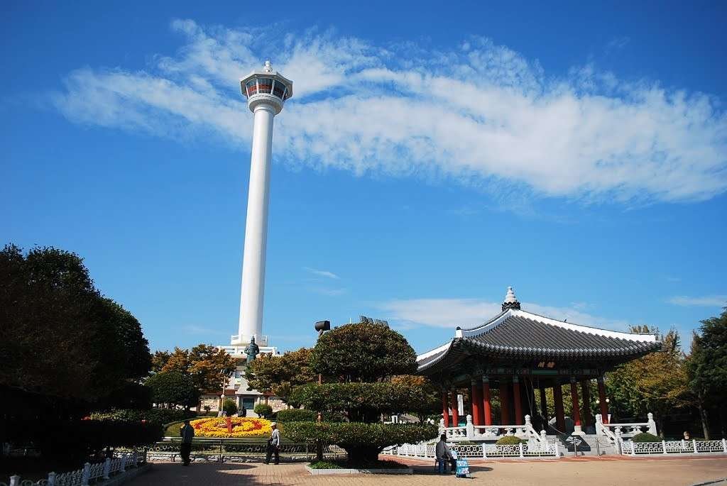 Busan Tower & Yongdusan Park in South Korea