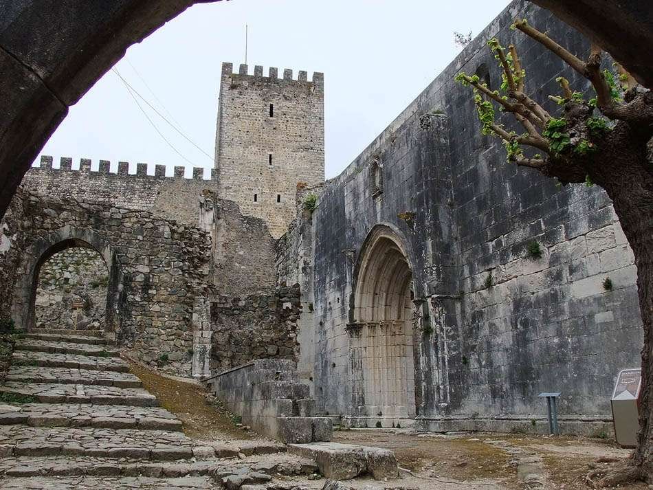 Castle of Leiria in Portugal Castle of Leiria in Portugal