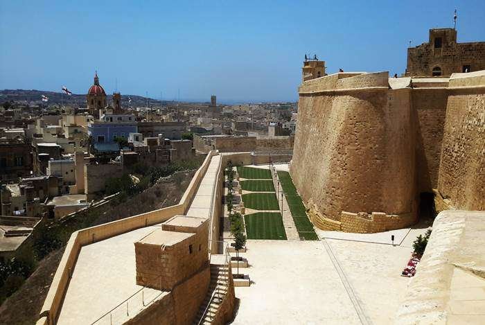 Citadel in Victoria in Malta Citadel in Victoria in Malta