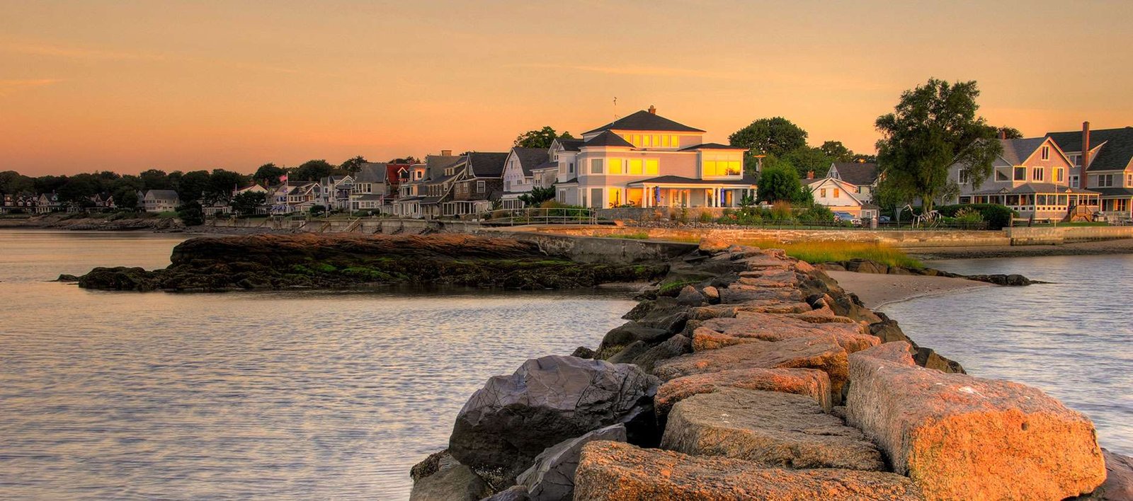 Connecticut Coast in USA Northeast