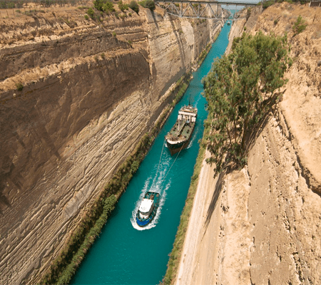 Corinth – Corinth Canal in Greece