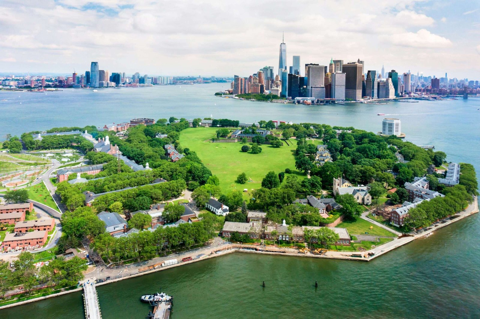 Governors Island in USA Northeast