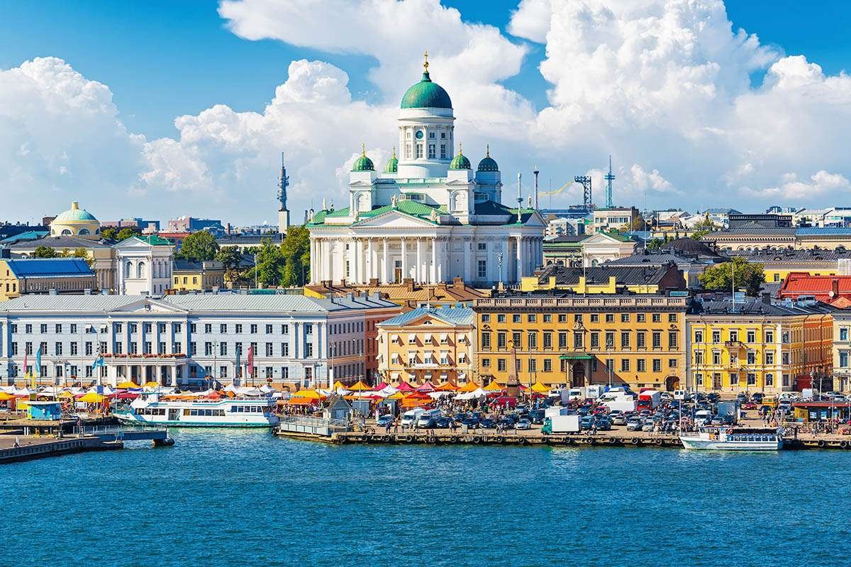 Helsinki Cathedral and Market Square. Photo: Scanrail1 / Shutterstock Helsinki