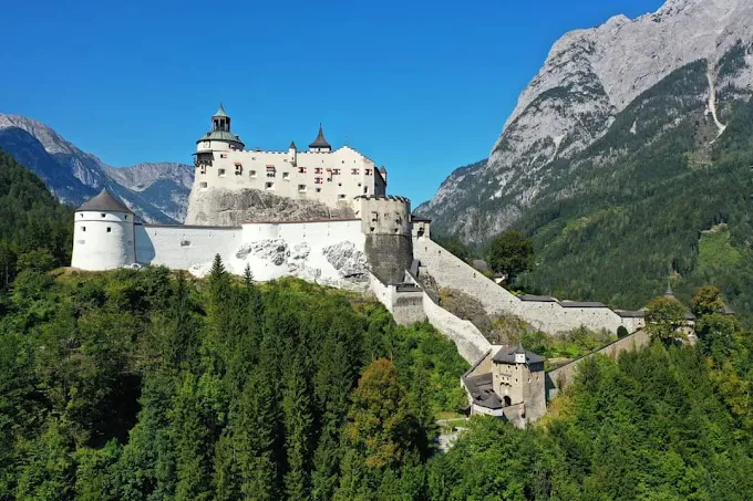 Hohenwerfen Castle new Hohenwerfen Castle