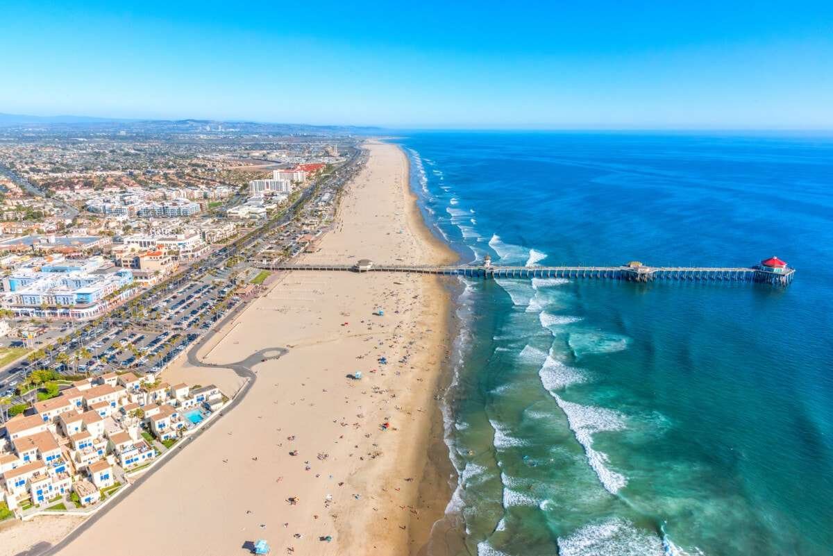 Huntington Beach in USA
