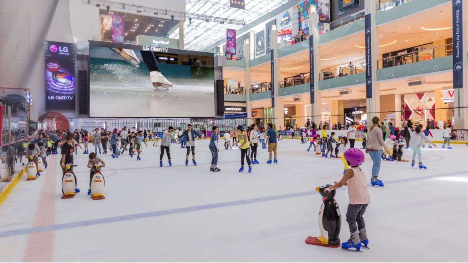 Ice Skating at Dubai Ice Rink Ice Skating at Dubai Ice Rink
