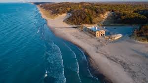 Indiana Dunes National Park in USA, Midwest Indiana Dunes National Park in USA, Midwest