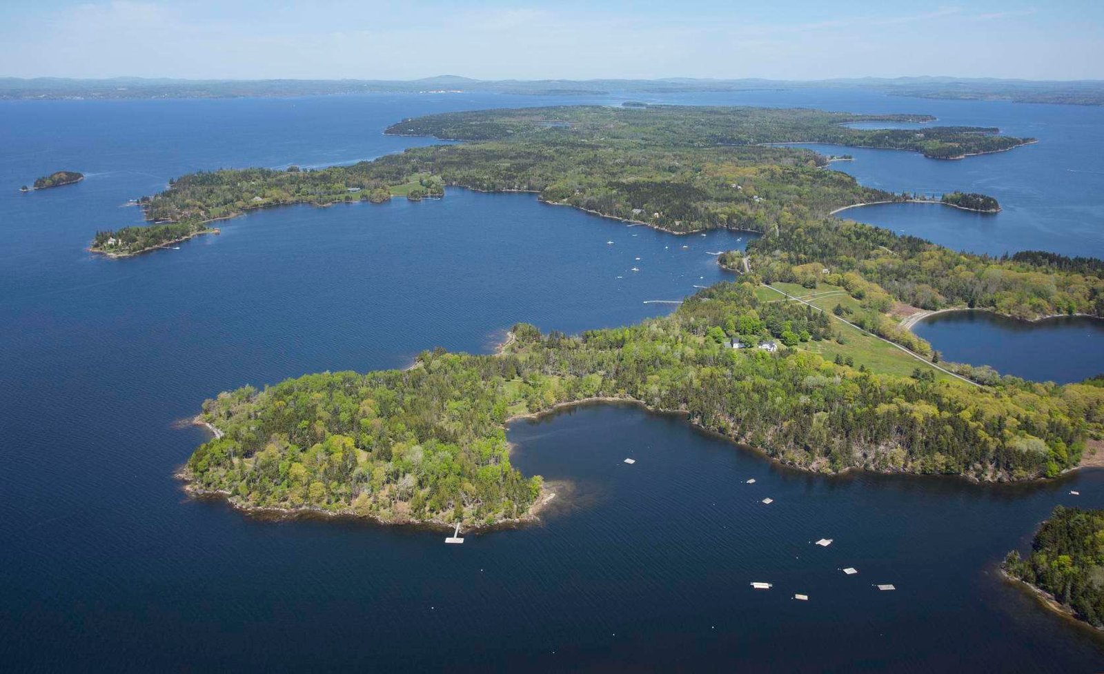 Islesboro Island in USA Northeast