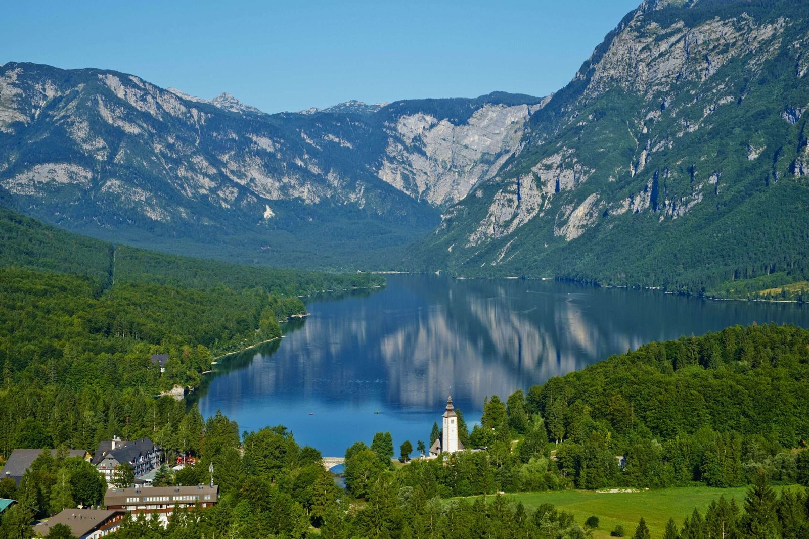 Lake Bohinj in Slovenia Lake Bohinj in Slovenia