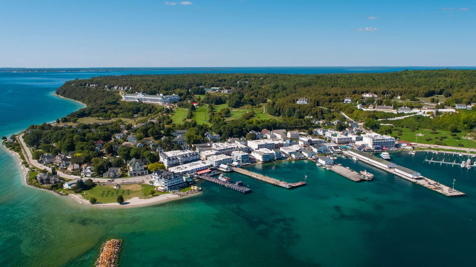 Mackinac Island in USA, Midwest