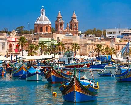 Marsaxlokk in Malta Marsaxlokk in Malta