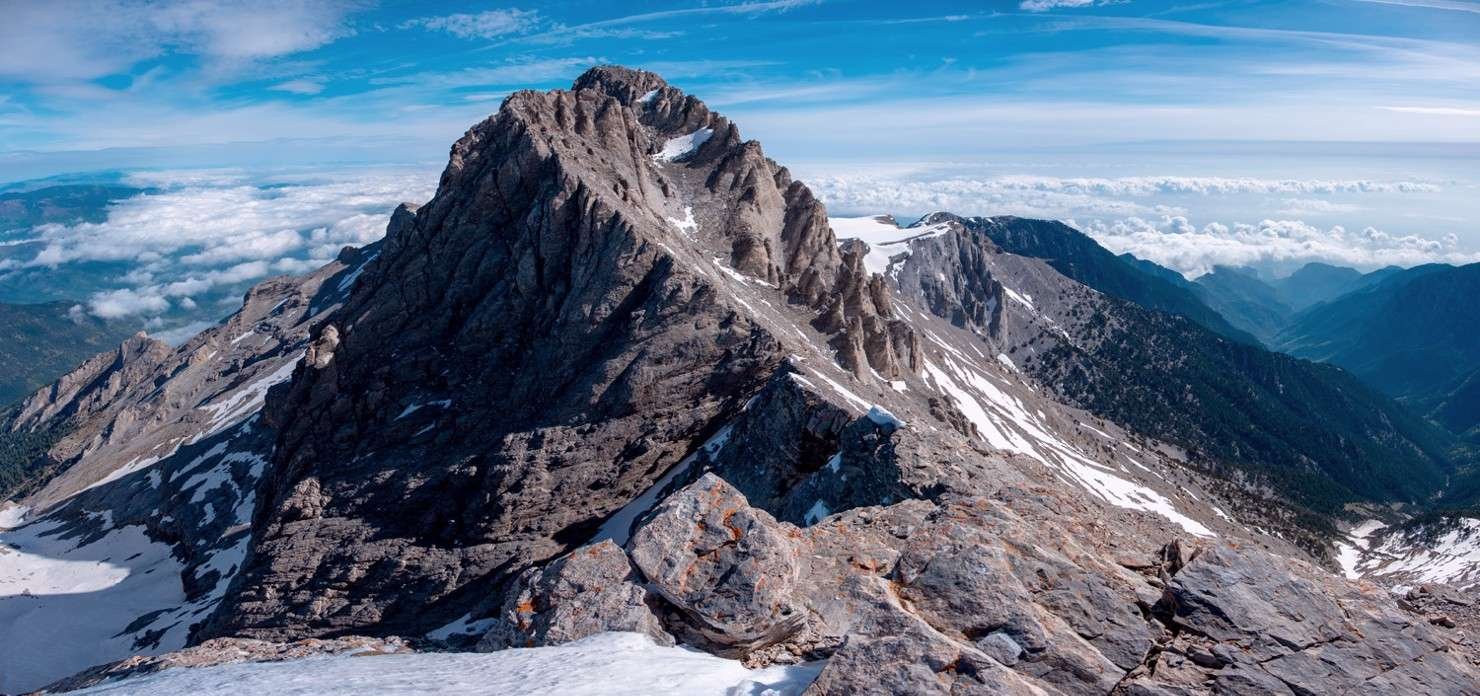 Mount Olympus in Greece