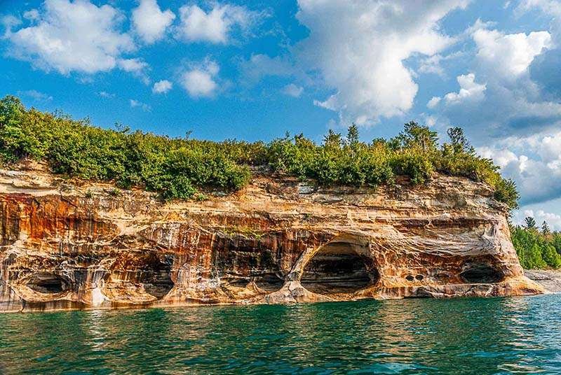 Pictured Rocks National Lakeshore in USA, Midwest