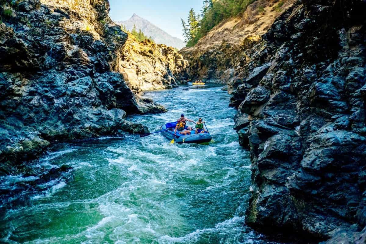 Rogue river in USA