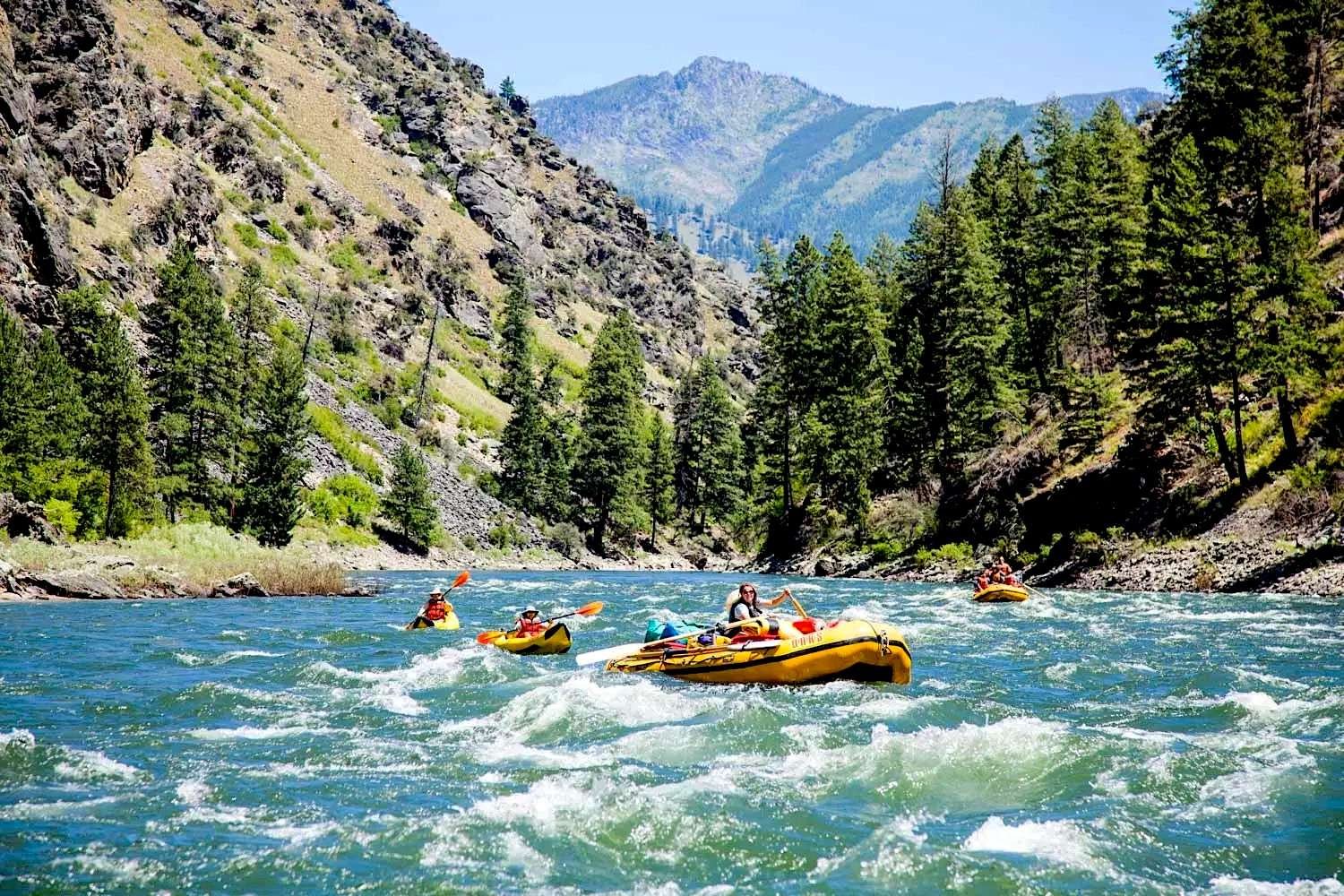 Salmon river in USA