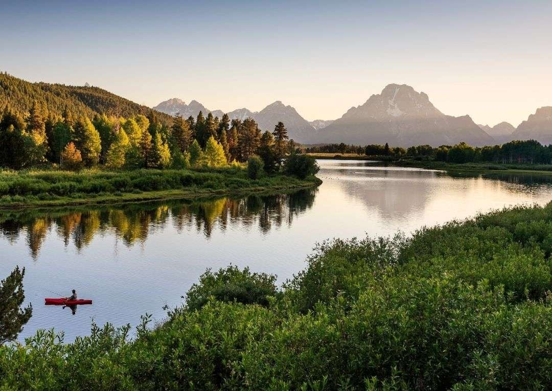 Snake river in USA Snake river in USA