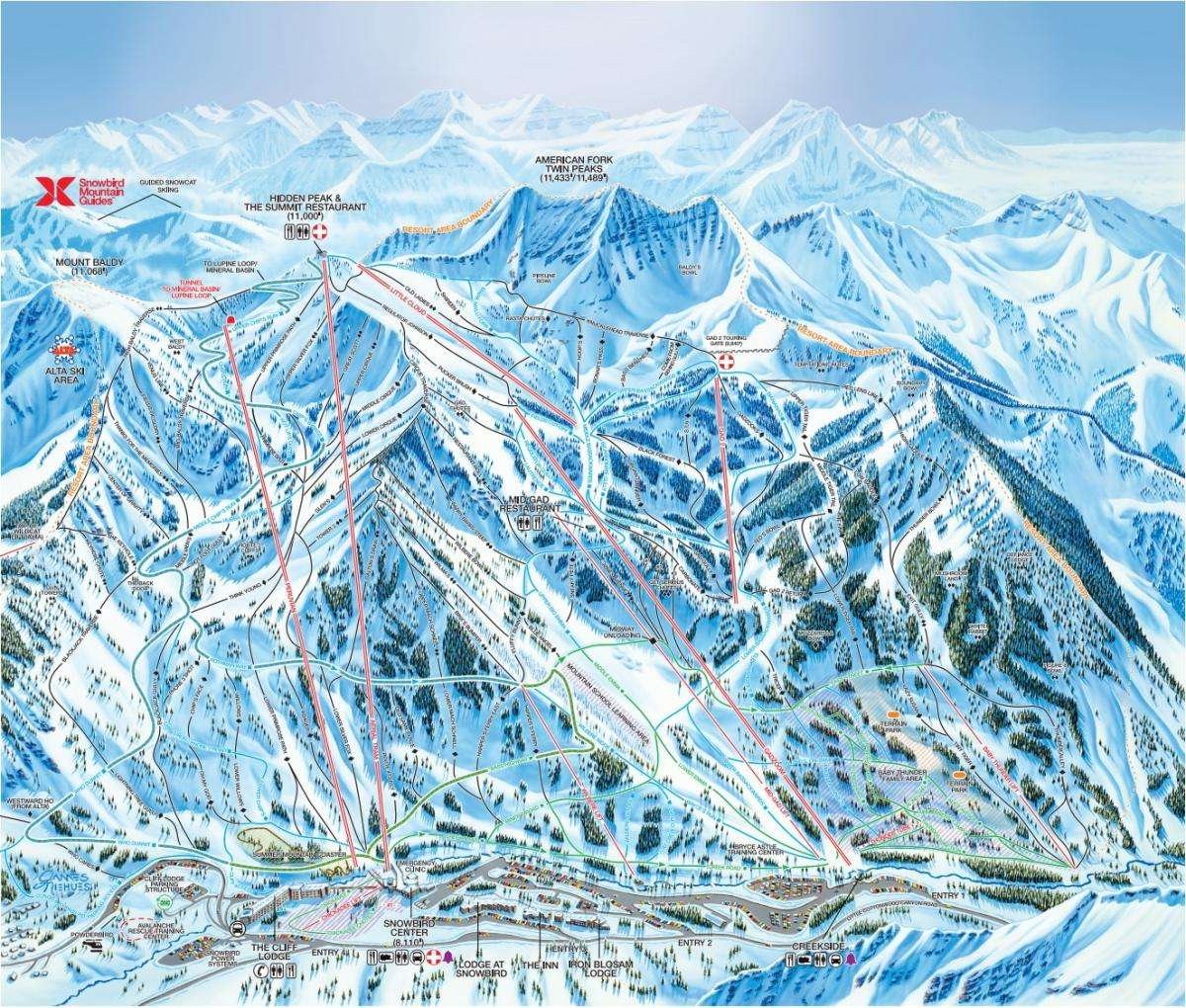 Snowbird Ski Resort In USA Snowbird Ski Resort in USA