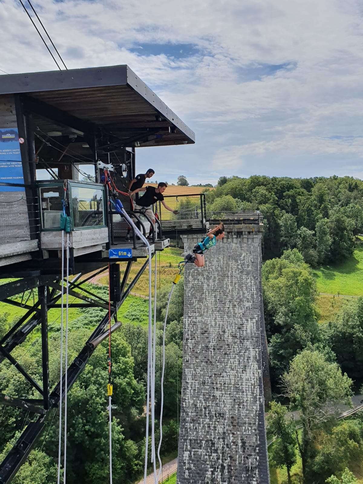 Souleuvre Viaduct – Bungee Jumping 2 Souleuvre Viaduct – Bungee Jumping