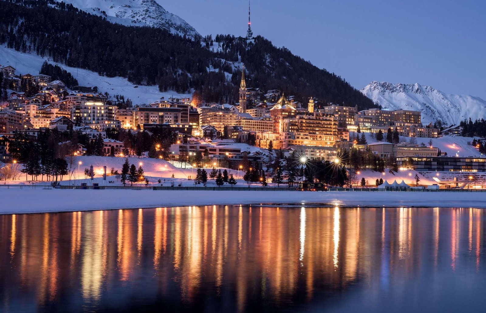 St. Moritz Ski Resor In Switzerland St. Moritz Ski Resor In Switzerland