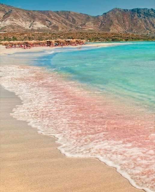 Swim at Elafonissi Pink Sand Beach in Greece Swim at Elafonissi Pink Sand Beach in Greece