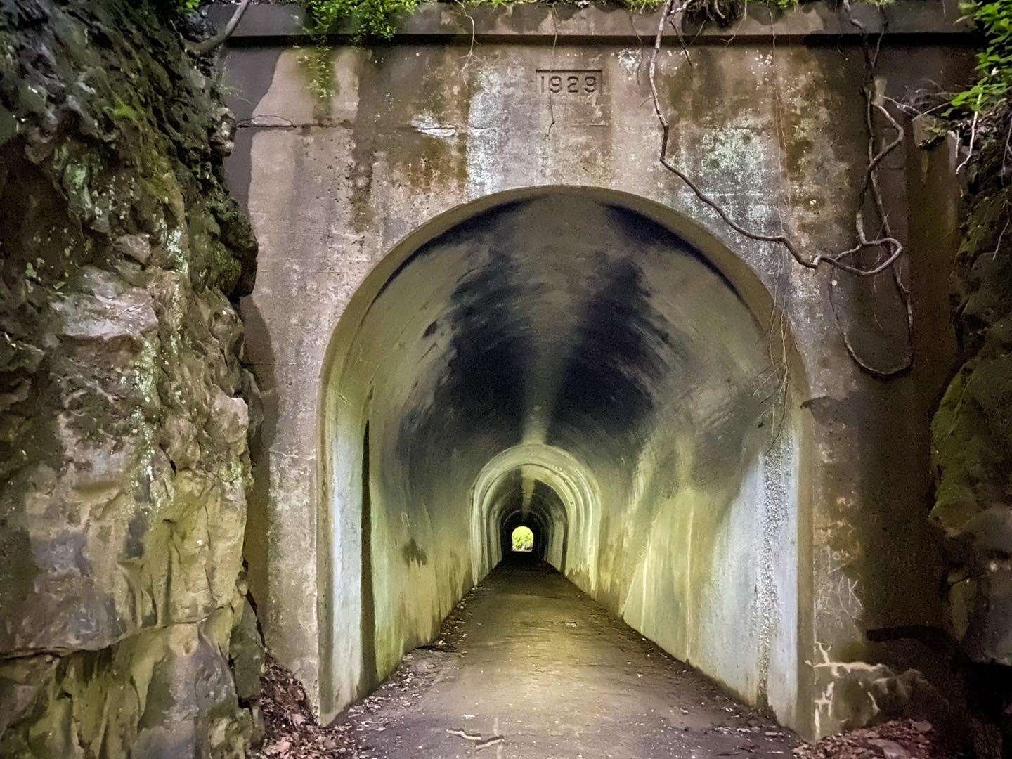 Tunnel Hill State Trail in USA, Midwest