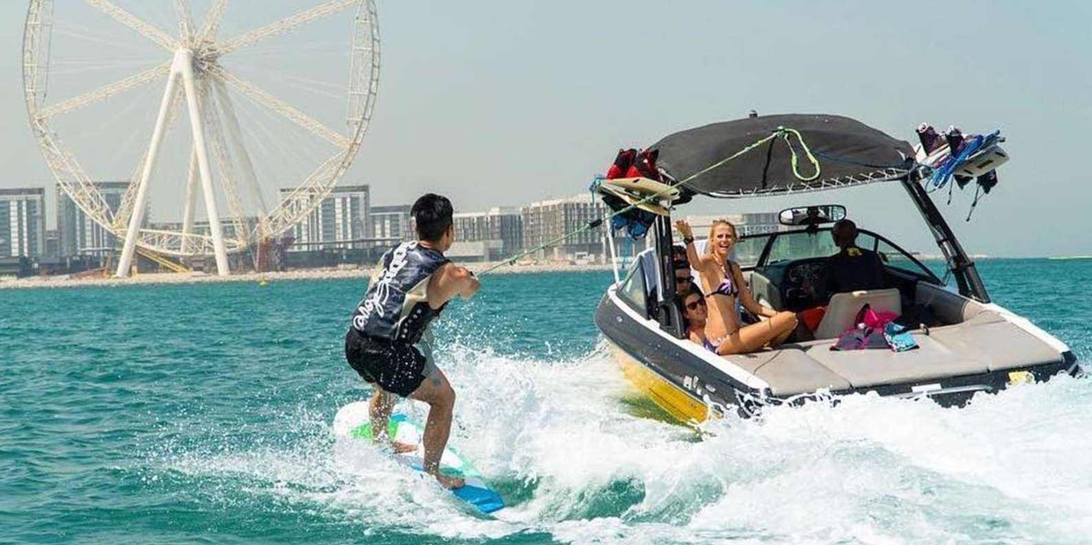 Wakeboarding at Jebel Ali Water Sports Centre Wakeboarding at Jebel Ali Water Sports Centre