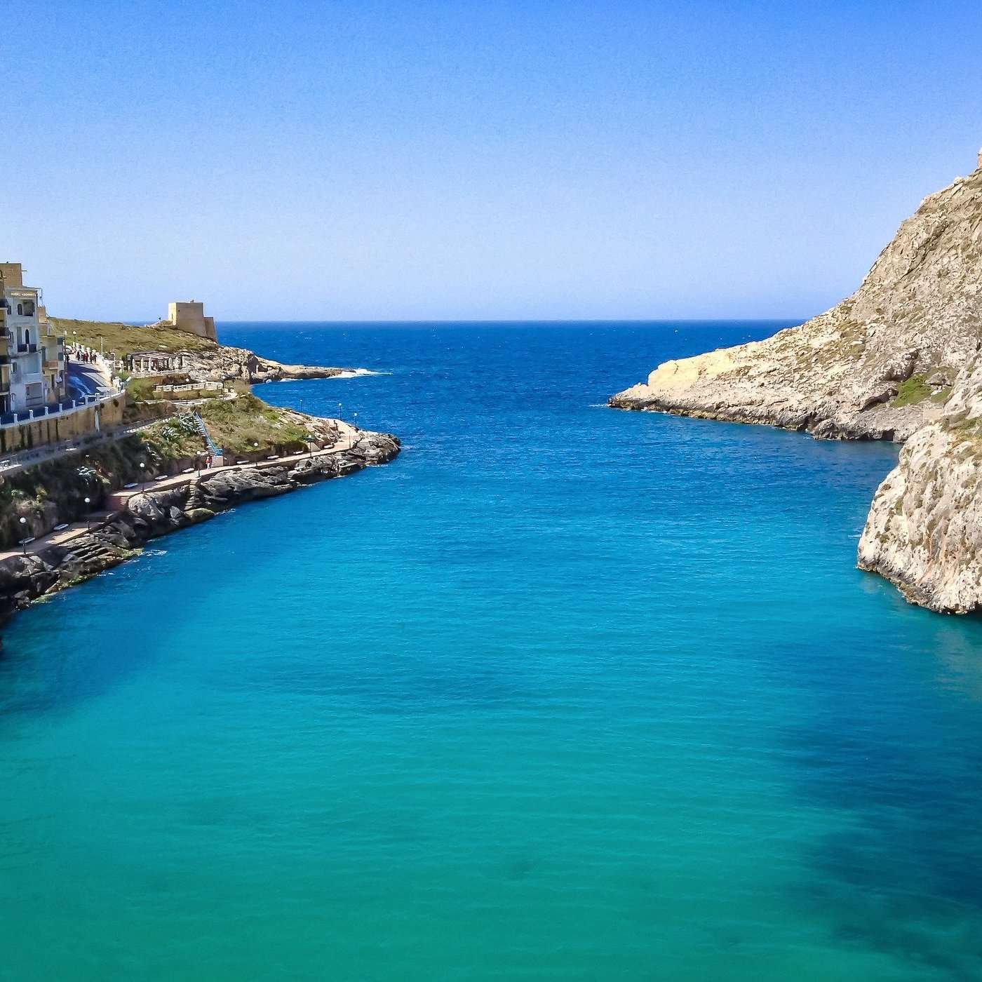 Xlendi Bay in Malta Xlendi Bay in Malta