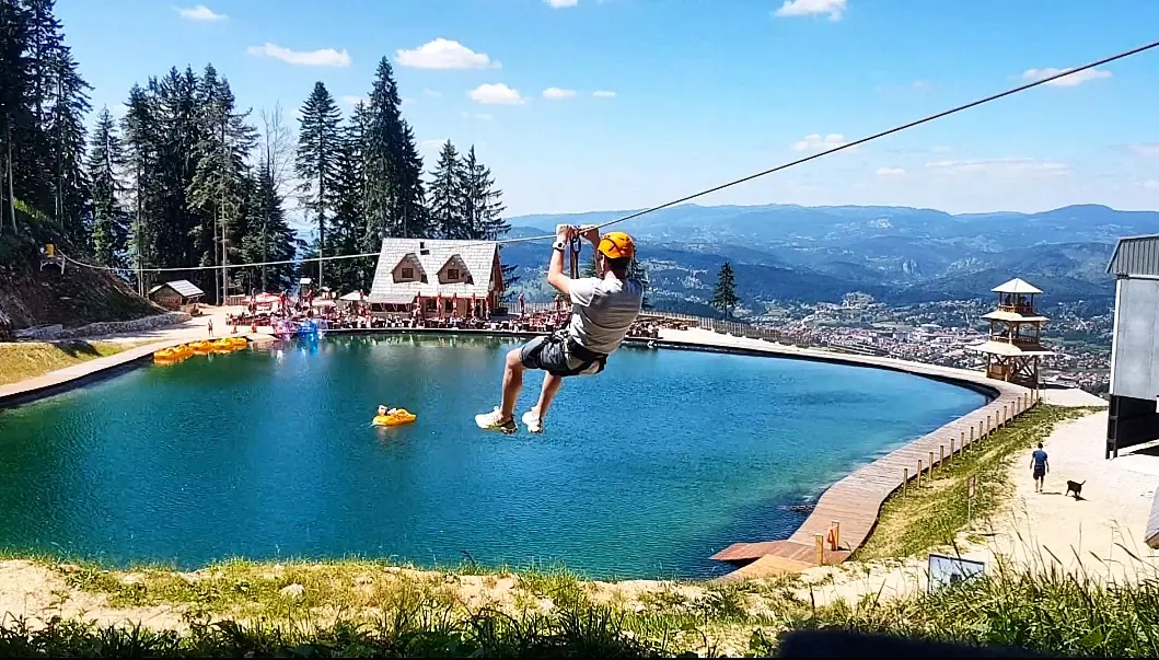 Zip-lining in Jahorina 1 Zip-lining in Jahorina
