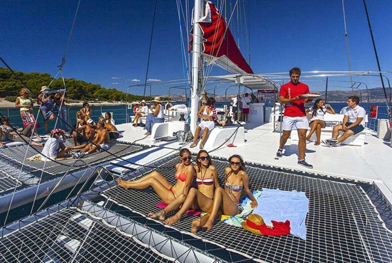 Take a Catamaran Cruise in Greece