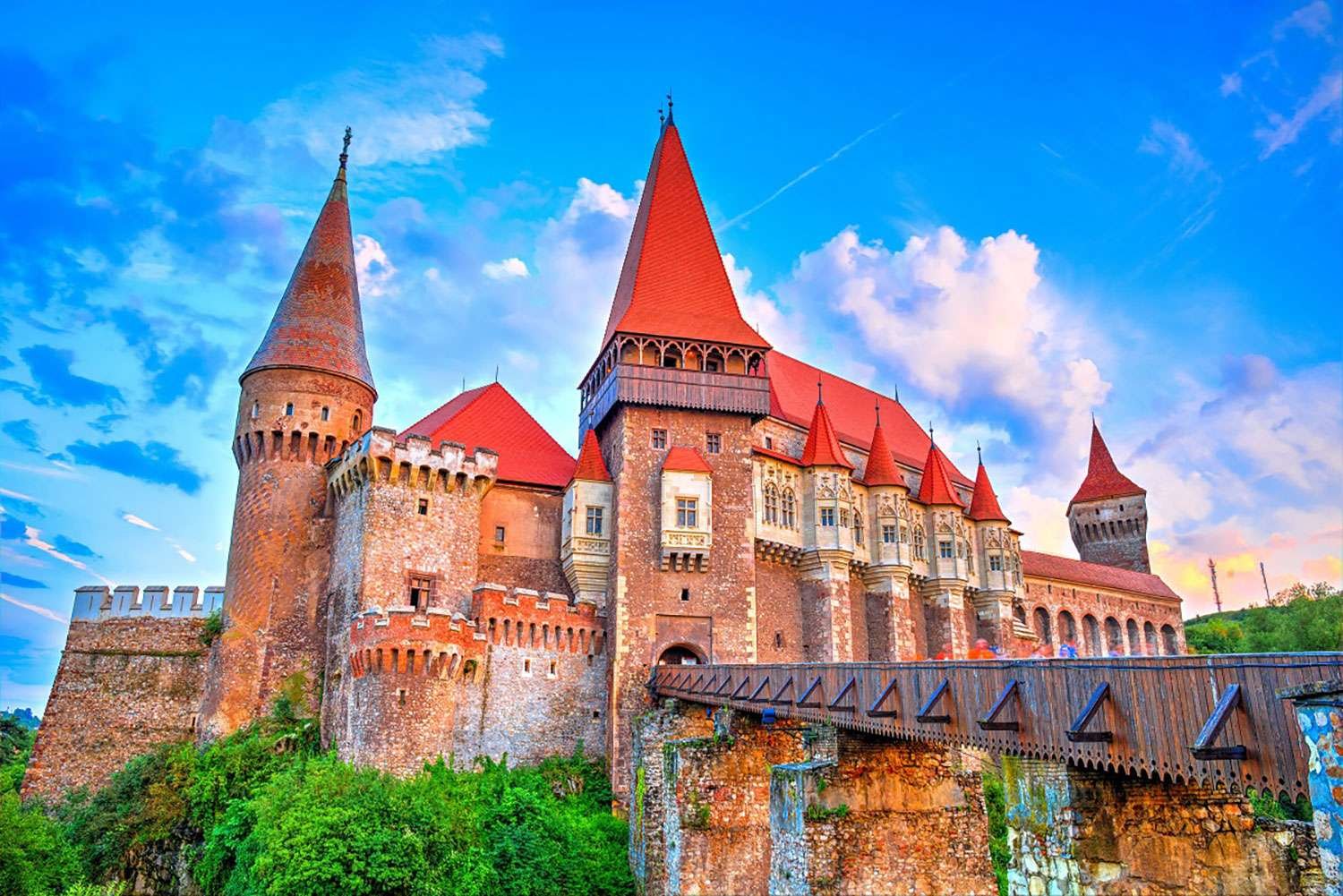 Corvin Castle (Castelul Corvinilor) in Romania