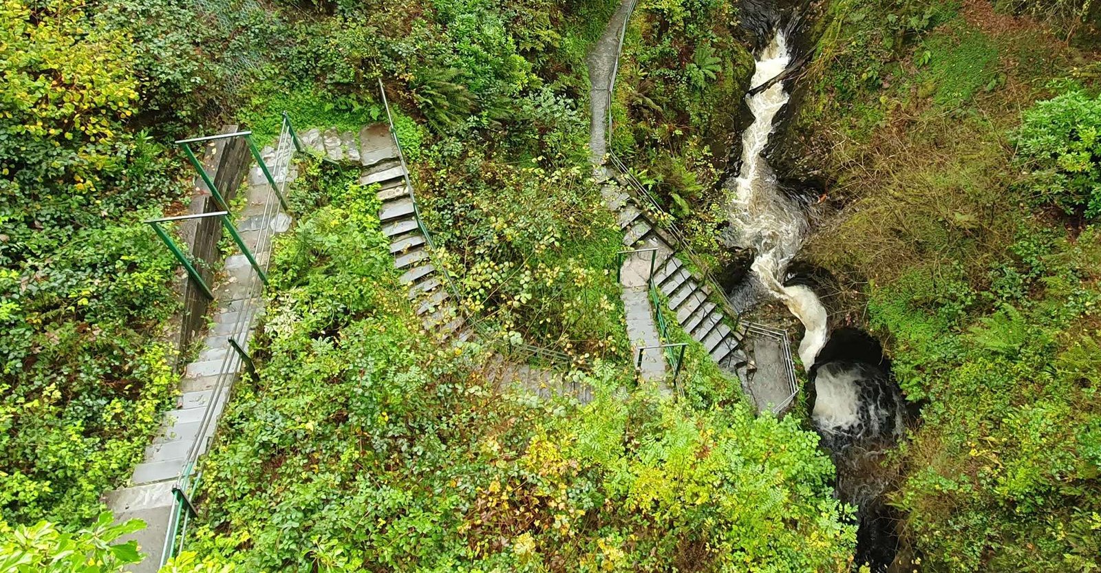 Devil’s Bridge Falls in Wales