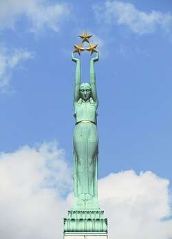 Freedom Monument in Latvia Freedom Monument in Latvia