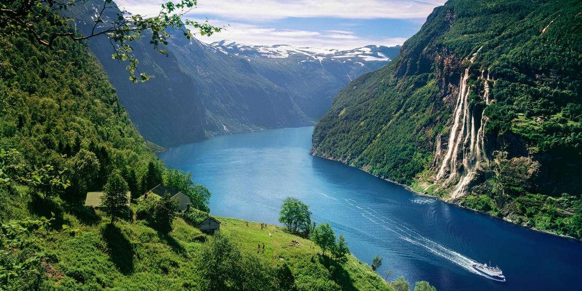 Geirangerfjord in Norway Geirangerfjord in Norway