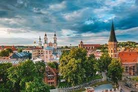 Kaunas Old Town in Lithuania Kaunas Old Town in Lithuania