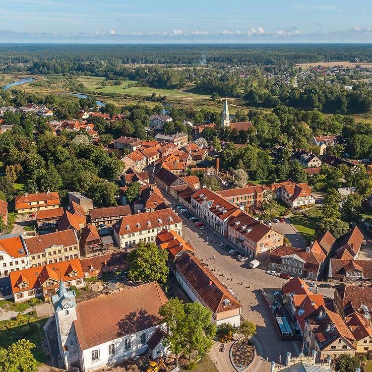 Kuldiga Old Town in Latvia Kuldiga Old Town in Latvia