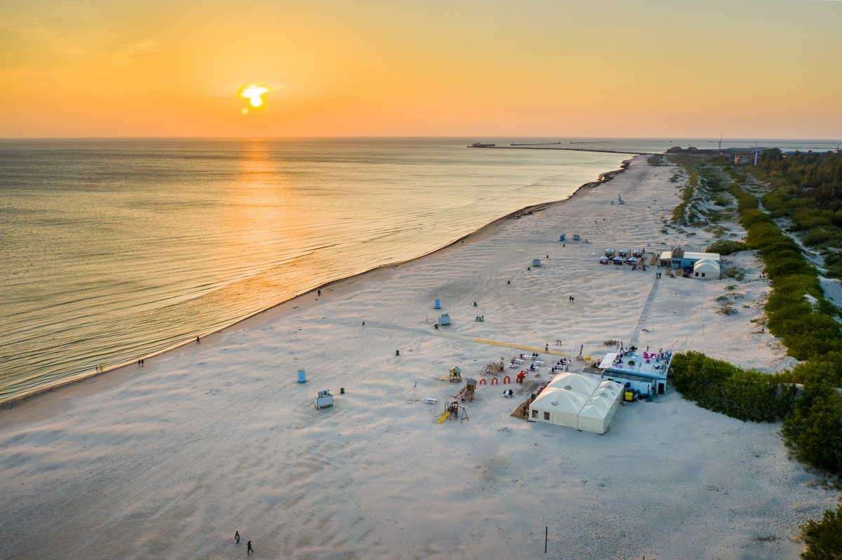 Liepaja Beach in Latvia Liepaja Beach in Latvia