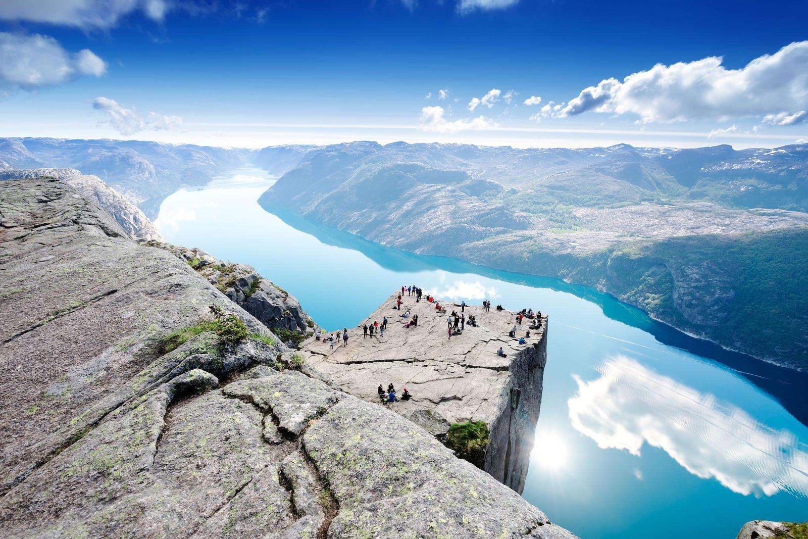 Pulpit Rock (Preikestolen) in Norway Pulpit Rock (Preikestolen) in Norway