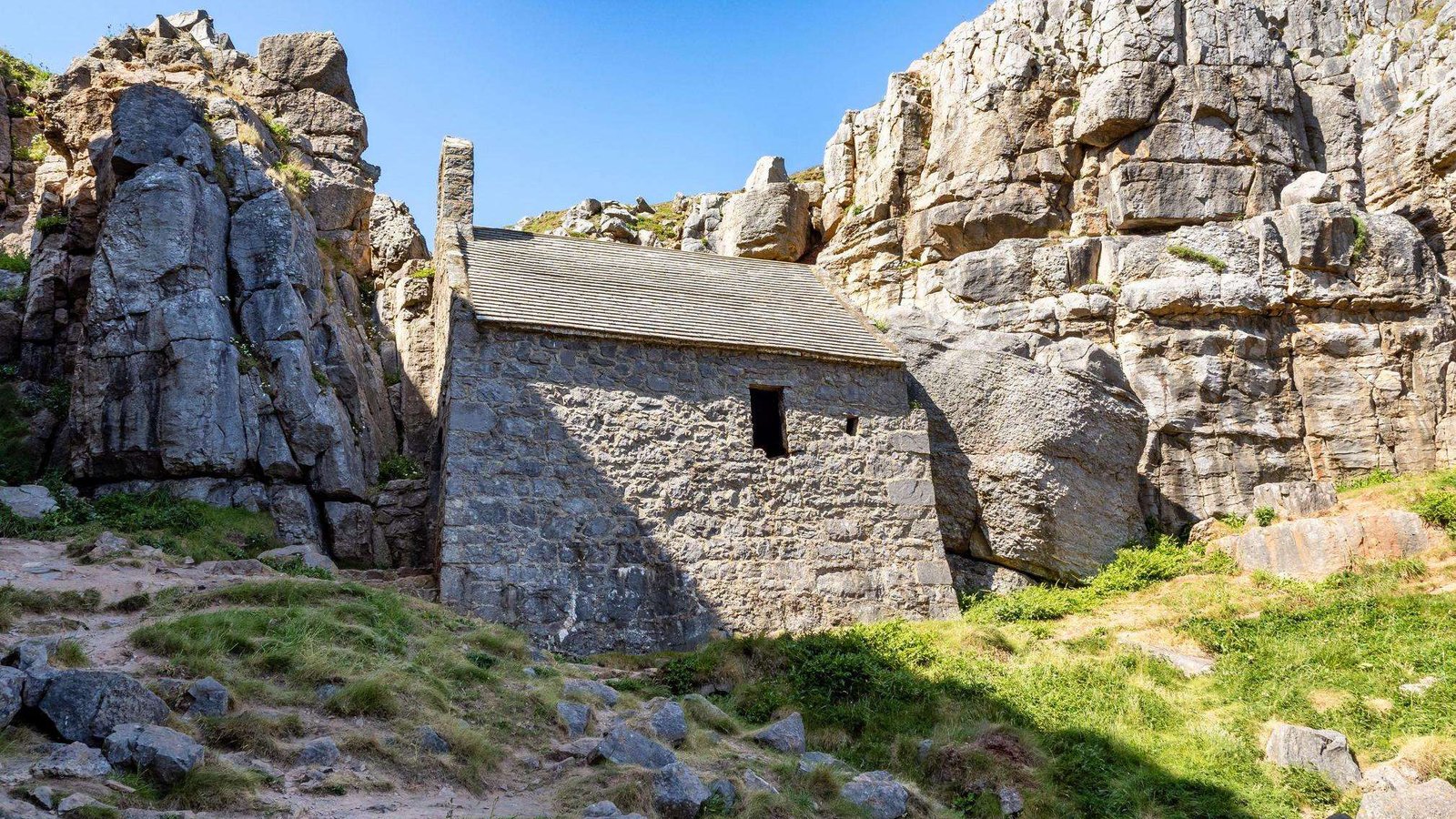 St Govan’s Chapel in Wales St Govan’s Chapel in Wales