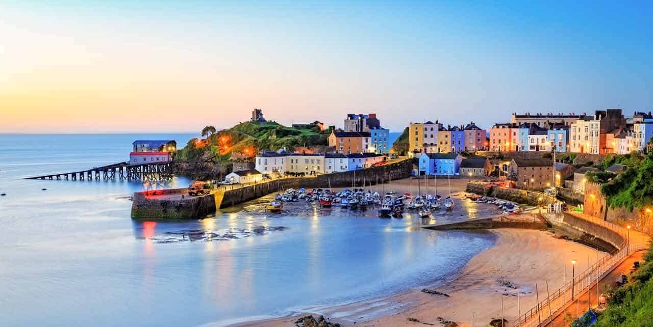 Tenby in Wales