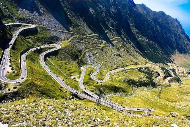 Transfăgărășan Highway in Romania