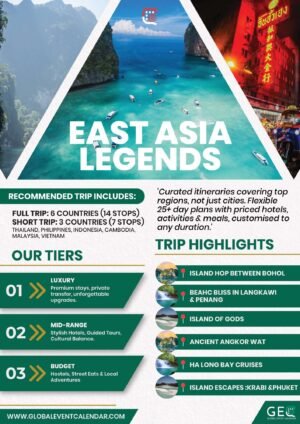 East Asia Legends ( Content ideas + Travel Pack )