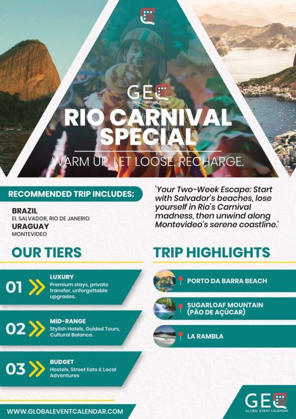 Rio Carnival Festival  ( Content ideas + Travel Pack )