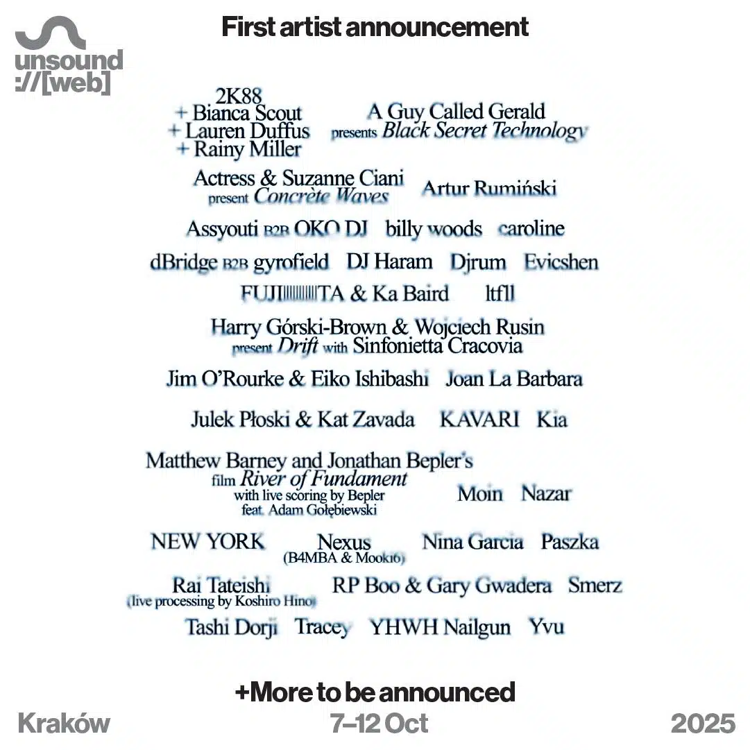 Unsound Festival 2025