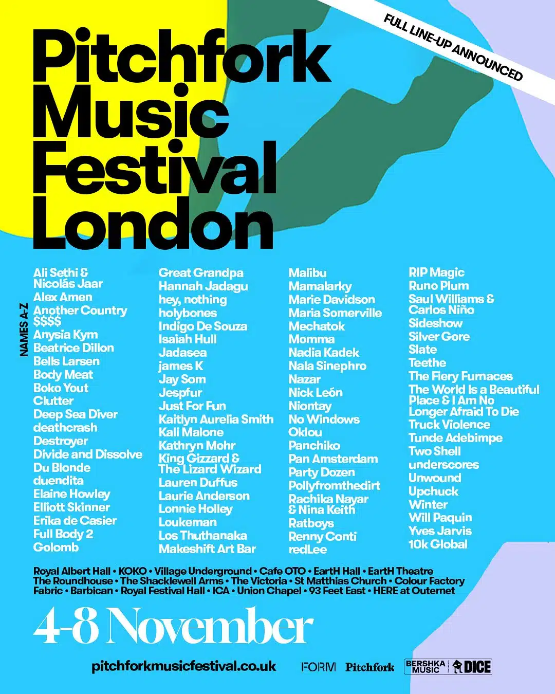 Pitchfork London 2025 Pitchfork London 2025